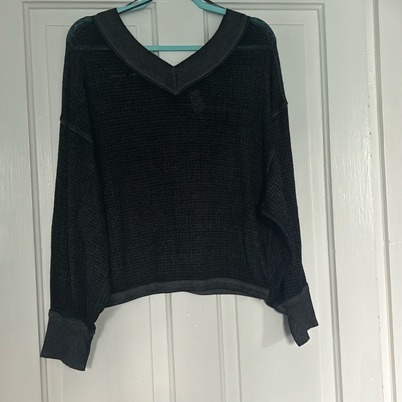 Black Long Sleeve from Free People, rarely worn! - Picture 1 of 3